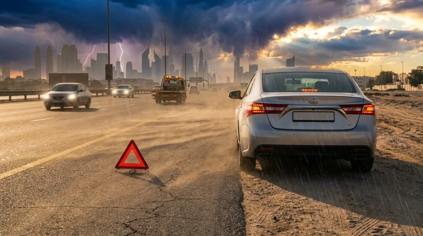 Car Breakdown in Dubai? What to Do and Fines to Avoid